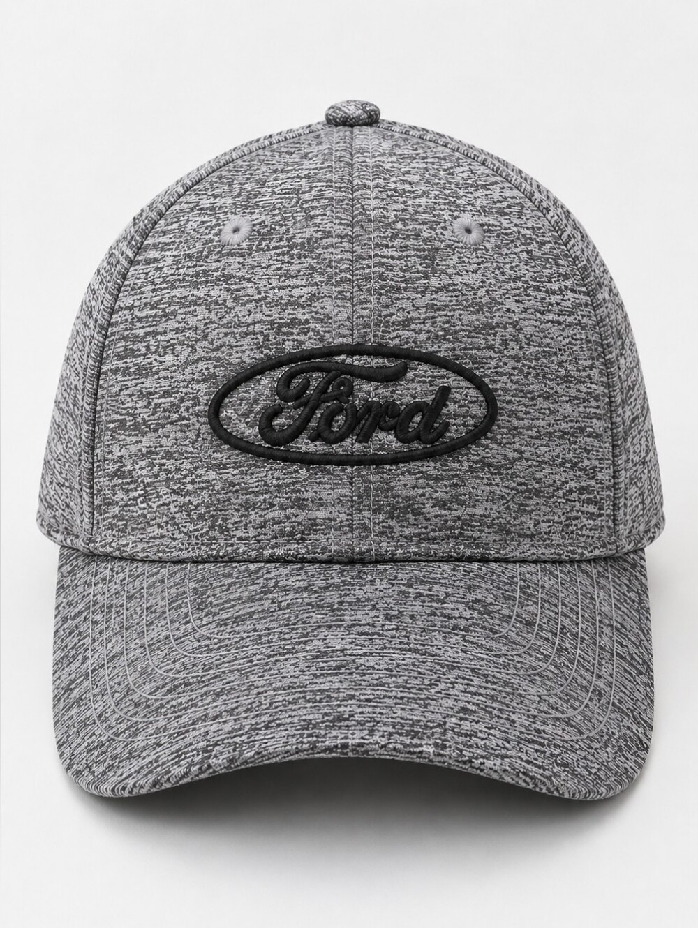 Ford Motors Gray Performance Snapback Hat Embroidered Logo Cap